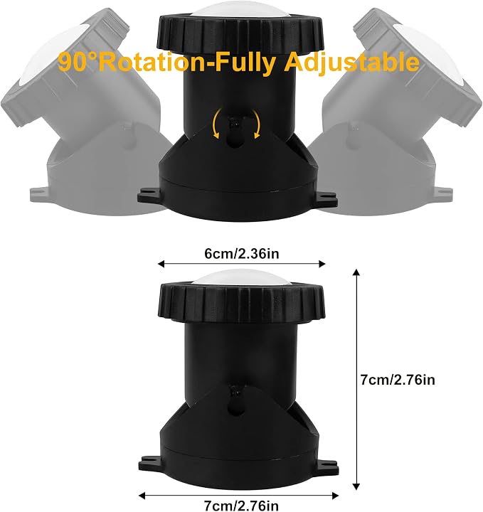 3000K Warm White Pond Lights, LED Underwater Submersible Landscape Spotlights - Image 6