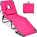 GYMAX Tanning Chair, 350lbs Beach Lounge Chair by GYMAX