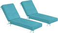 Sundale Outdoor Olefin Chaise Lounge Cushion Set of 2, Water-Resistant Patio by SundaleOutdoor