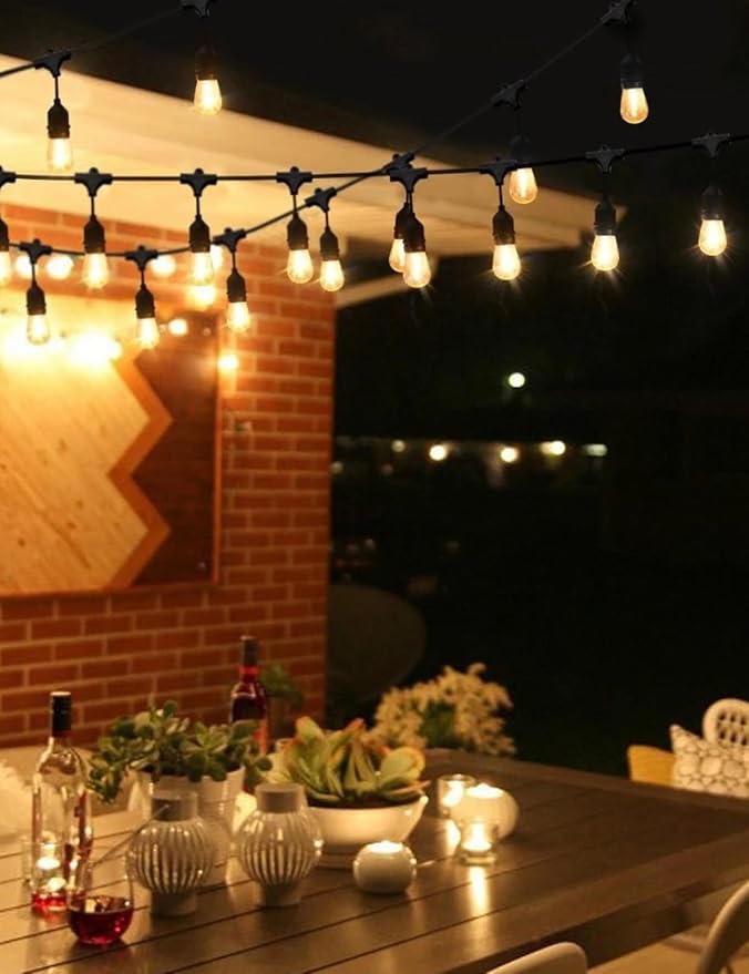 Svater Outdoor Led String Lights 50FT, Patio Lights - Image 8