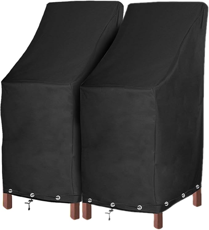 RosieLily Outdoor Chair Covers, High Back Patio Chair Covers Waterproof by RosieLily