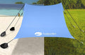 Beach Sun Shade Windproof Design, Sun Shelter UPF50+ Portable Family Tent by easierhike