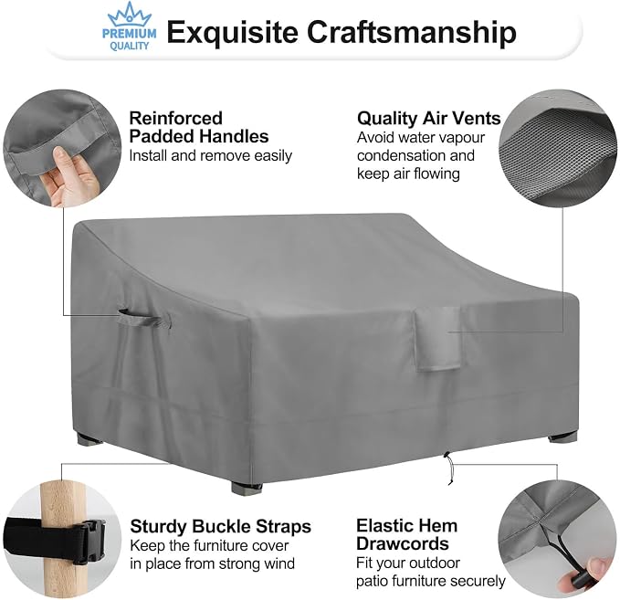 OutdoorLines Outdoor Waterproof Patio 3-Seater Couch Cover - Image 5