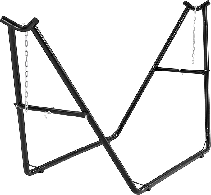 Universal 2-Person Hammock Stand, 660LBS Capacity, Heavy Duty Steel Hammock by HomgavaLiveWhatYouLove