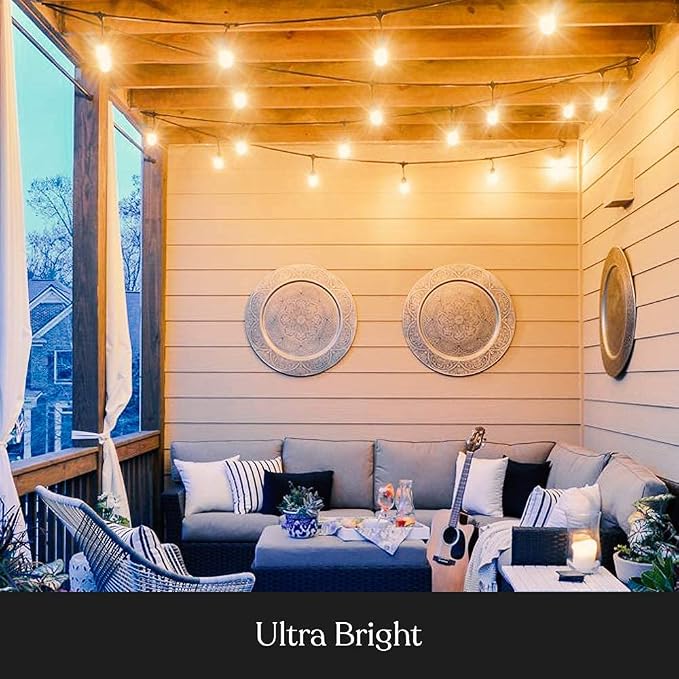 Brightech Ambience Pro Incandescent Outdoor String Lights - Image 4