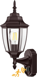 Lamomo Outdoor Wall Sconce, Dusk to Dawn Motion Sensor Bronze Outdoor Light by Lamomo