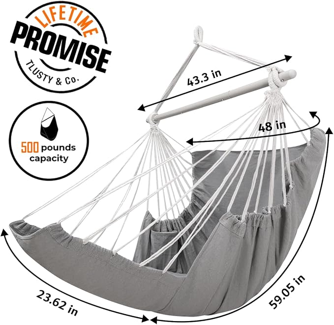 Miztli Hammock Chair Hanging Chair Swing - Image 4
