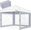 Clear Canopy Sidewalls for 10x10 Pop Up Tent, Transparent Window Curtain Cloth by Unknown