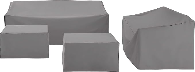 Crosley Furniture Patio Furniture Covers, Waterproof 4-Piece Cover Set - Image 2