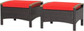 RELAX4LIFE Outdoor Wicker Ottomans by RELAX4LIFE