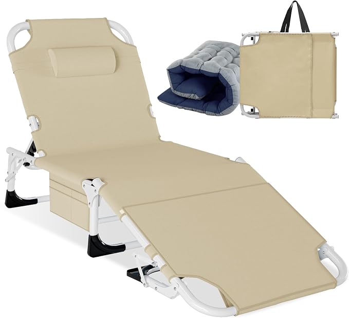 LILYPELLE Folding Chaise Lounge Chair - Image 8