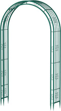 102in Steel Garden Arch Arbor Trellis by Arbuxzuy