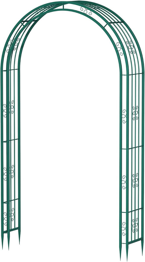 102in Steel Garden Arch Arbor Trellis by Arbuxzuy