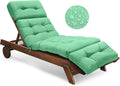 Outdoor Chaise Lounge Chair Cushion Waterproof 74.4 x 22 x 4.7 Inches Memory by Tycdiose