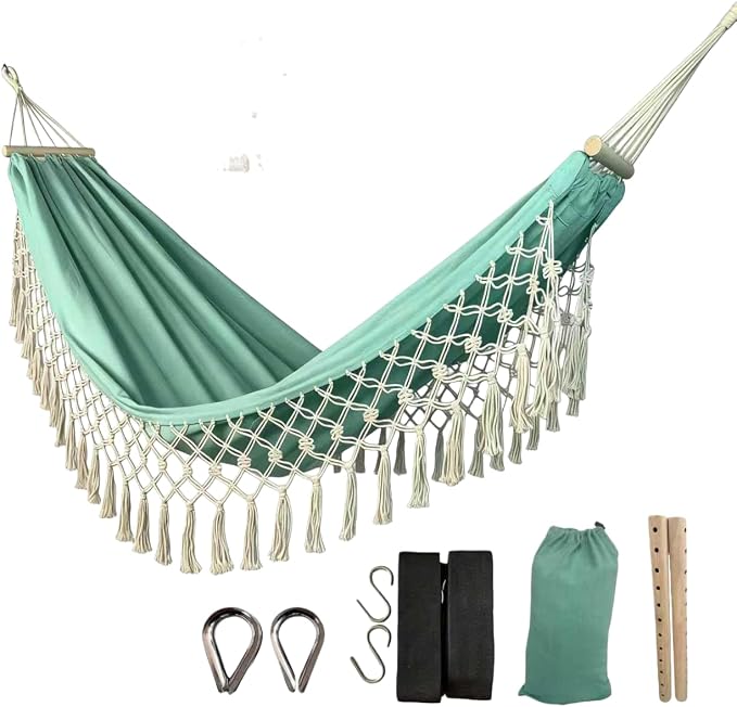 Portable Hammock, Bohemian Hammock, Rope Hammock, Garden 79 * 39 - Image 6