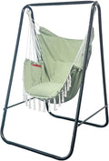 Hammock Chair with Stand, Heavy-Duty Hammock Stand with Large Indoor Swing by PIRNY