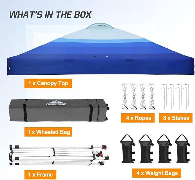 EAGLE PEAK Pop Up Canopy Tent - Image 9