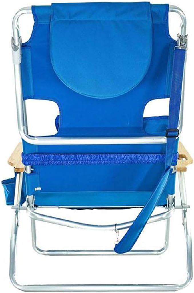 Ostrich Deluxe 3N1 Padded Beach Chair w/ Face Cushion & Arm Holes, Cup Holder - Image 8