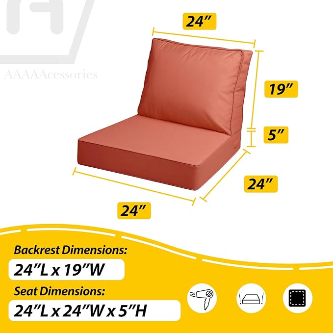 AAAAAcessories Outdoor Deep Seat Cushions - Image 5