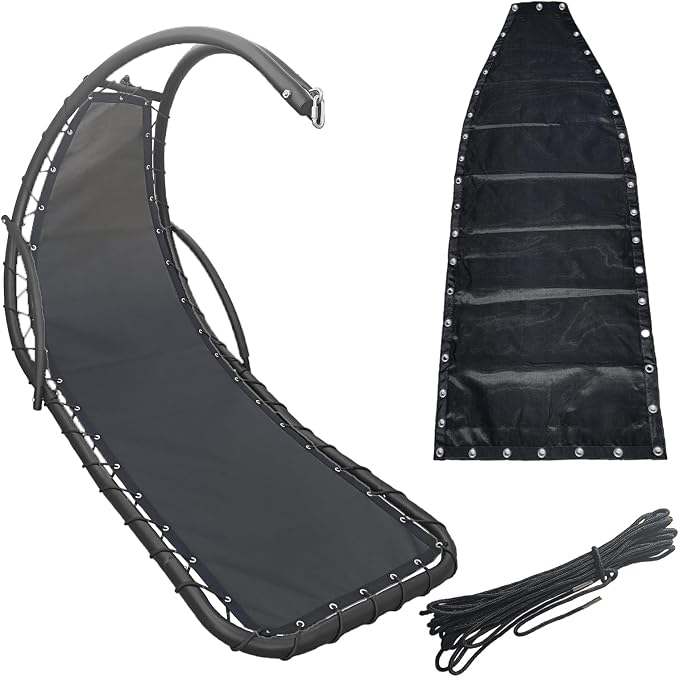 Replacement Hanging Chair Mesh & Rope Kit – Durability Outdoor/Indoor Chaise by Unknown