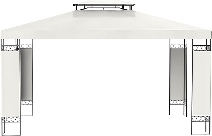 Outsunny 10' x 13' Patio Gazebo, Double Roof Outdoor Gazebo Canopy Shelter - Image 6