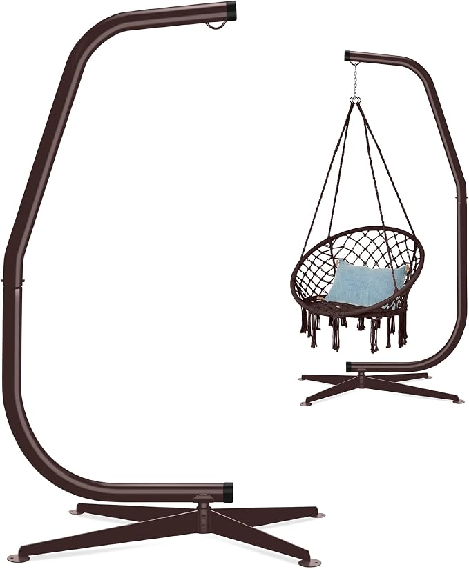 Best Choice Products Metal Hanging Hammock C-Stand by BestChoiceProducts