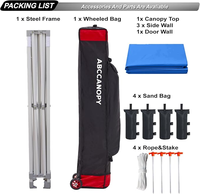 ABCCANOPY Easy Pop Up Canopy Tent - Image 5