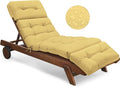 Outdoor Chaise Lounge Chair Cushion 74.4 x 22 x 4.7 Inches Memory Foam Lounge by Tycdiose