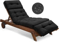 Outdoor Chaise Lounge Chair Cushion Replacement 74.4 x 22 x 4.7 Inches Memory by Tycdiose