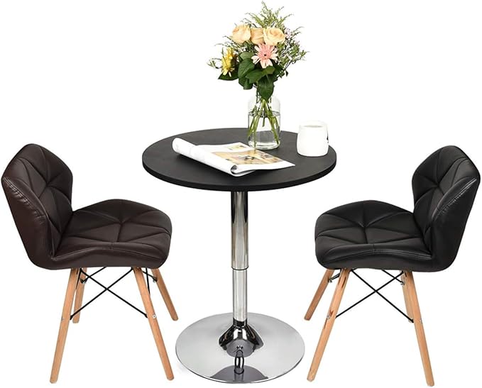 ARTETHYS Bar Table Adjustable Height Swivel 360 Degrees Round Tall Cpunter - Image 8