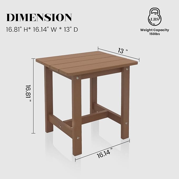 Outdoor Side Table, Small Adirondack Side Table - Image 3