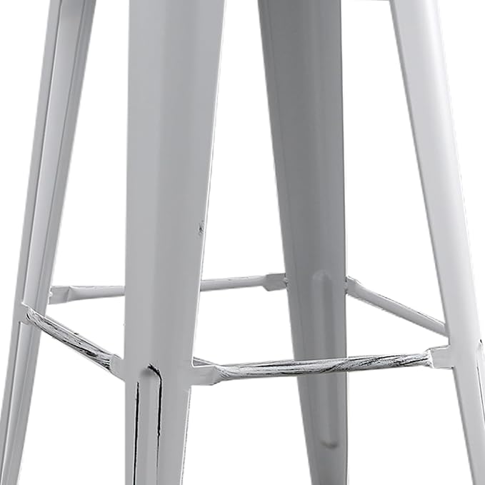 AC Pacific 30” Metal Backless Barstool Set of 2 – Country Rustic Style - Image 7