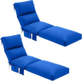 Kigley 2 Pcs Chaise Lounge Cushions, 77.9 x 20.5 x 4.7 Inch Outdoor Lounge by Kigley
