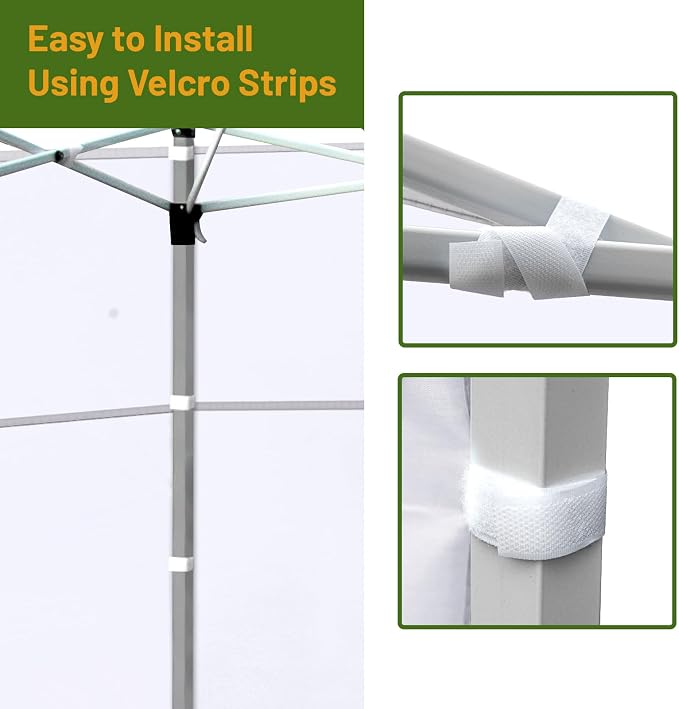 3 Pcs 10x10 Canopy Sidewalls - Image 6