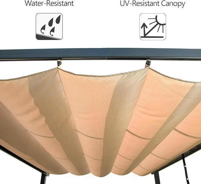 Domi Outdoor Living 10’ X 10’ Outdoor Retractable Pergola - Image 7