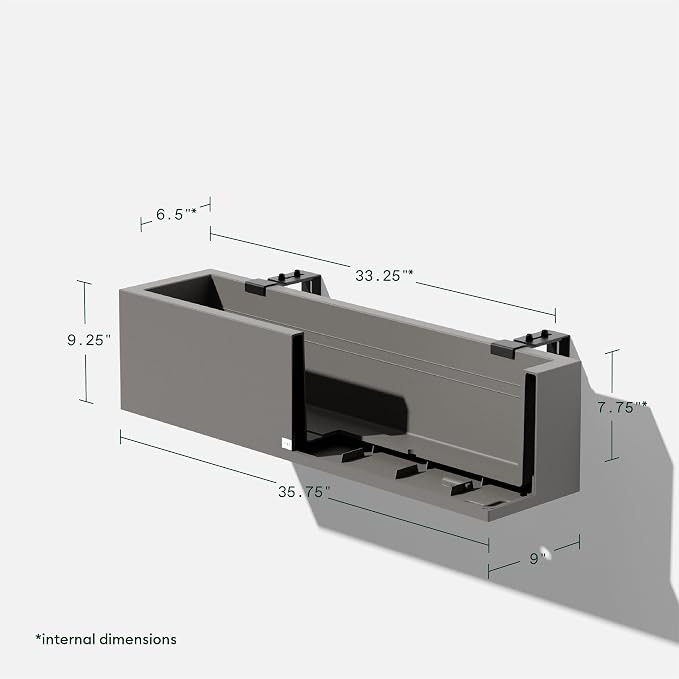 Veradek Block Series Railing Planter - Image 2