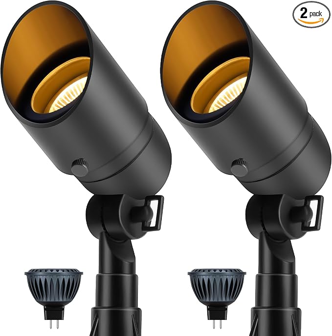 Gardencoin Low Voltage Landscape Spotlight, 12V LED Outdoor Landscape Lighting by Gardencoin