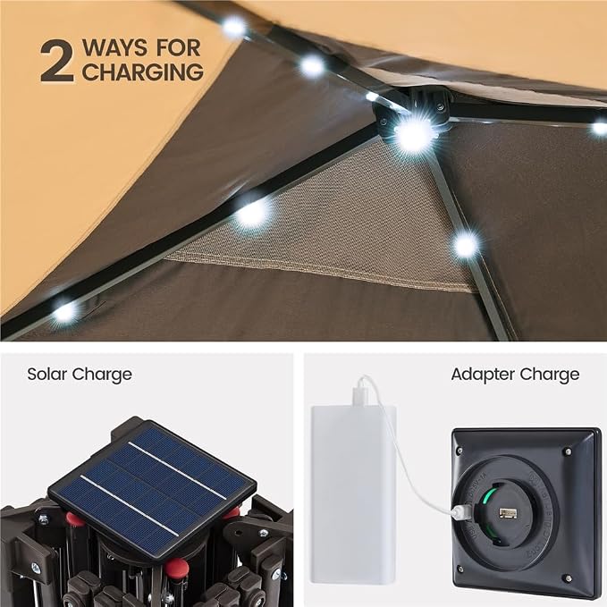 Yaheetech 11'x11' Pop Up Gazebo Instant Tent - Image 2