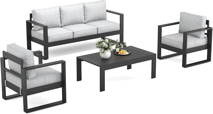 Outdoor Aluminum Furniture Set - Image 2