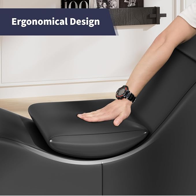 ijuicy Yoga Chair for Adults, Faux Leather Chaise Lounge - Image 6