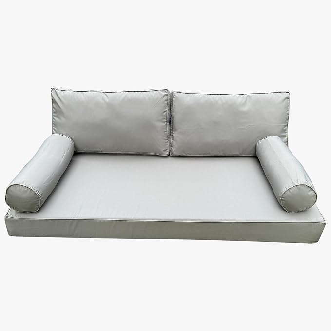 Outdoor Daybed Cushion Cover Twin, Daybed Mattress Bolster Pillow Fitted Sheet by Unknown