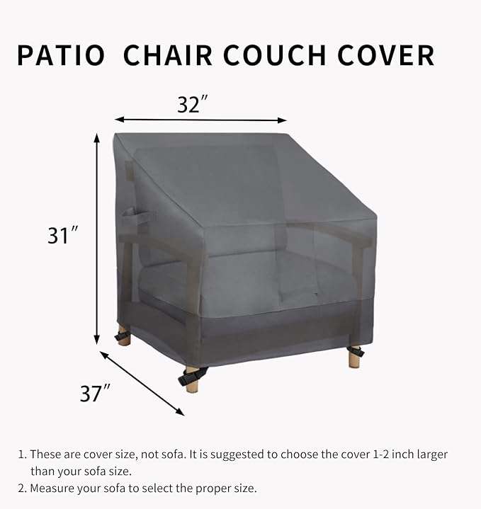 Easy-Going Outdoor Chair Cover Waterproof, Heavy Duty Patio Chair Cover - Image 6