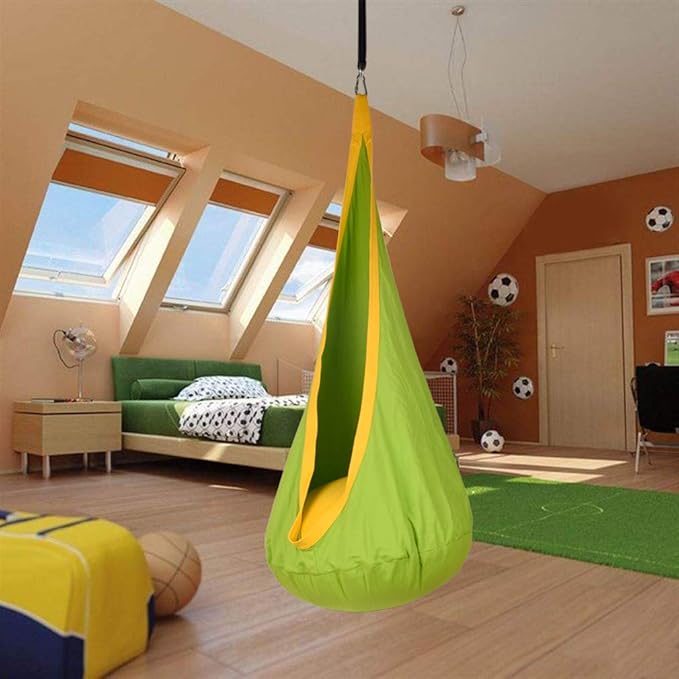Kids Pod Swing Hanging Seat Child Hammock Chair Indoor and Outdoor Sensory - Image 6