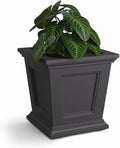 Mayne Fairfield 16-Inch Square Planter – Self-Watering, Weather-Resistant by Mayne
