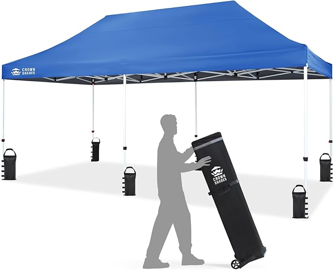 CROWN SHADES 10x20 Pop Up Canopy Tent by CrownShades