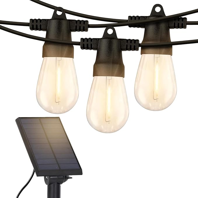 Brightech Ambience Pro Solar Powered Outdoor String Lights by Brightech