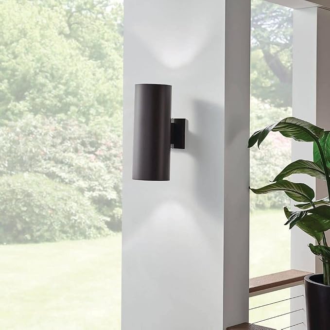 Kichler 9246BA Two Light Indoor/Outdoor Wall Mount, Brushed Aluminum - Image 6