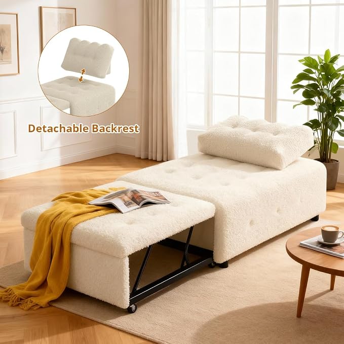 CMOHOMA Sleeper Sofa Bed, Convertible Pull Out Couch - Image 5