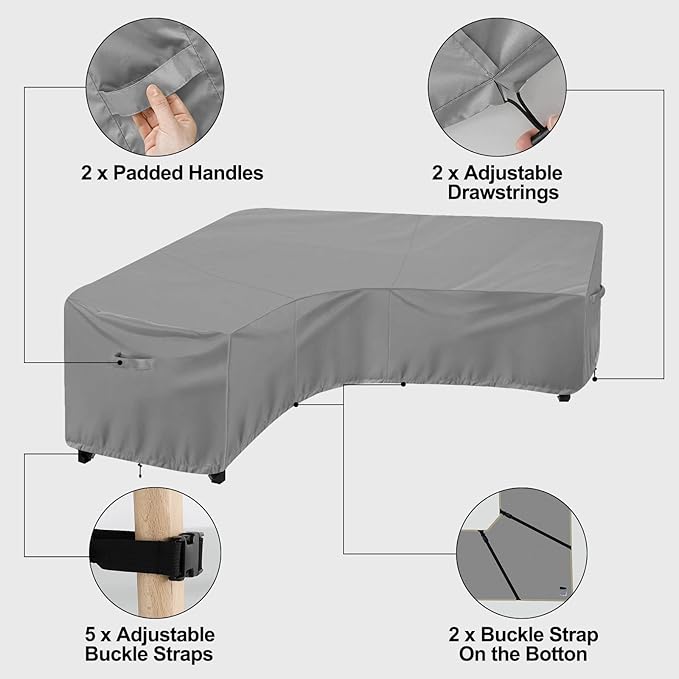 OutdoorLines Waterproof Outdoor Patio Sectional Cover - Image 5