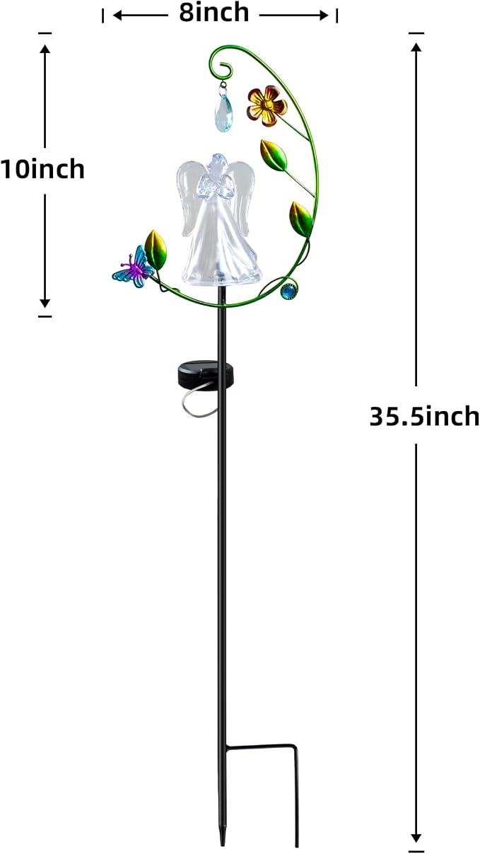 Solar Angel Light for Cemetery Decor - Image 7